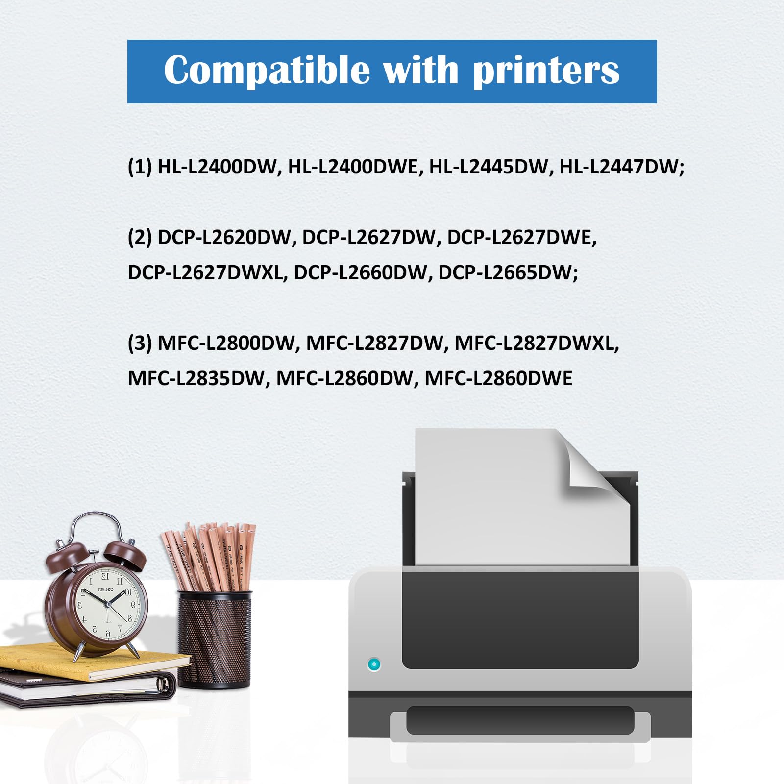 ASEKER TN2510 TN-2510 Compatibile Toner di Cartuccia per Brother TN2510 TN2510XL HL-L2400DWE HL-L2445DW DCP-L2620DW DCP-L2627DW DCP-L2660DW DCP-L2665DW MFC-L2800DW MFC-L2827DW MFC-L2835DW MFC-L2860DW