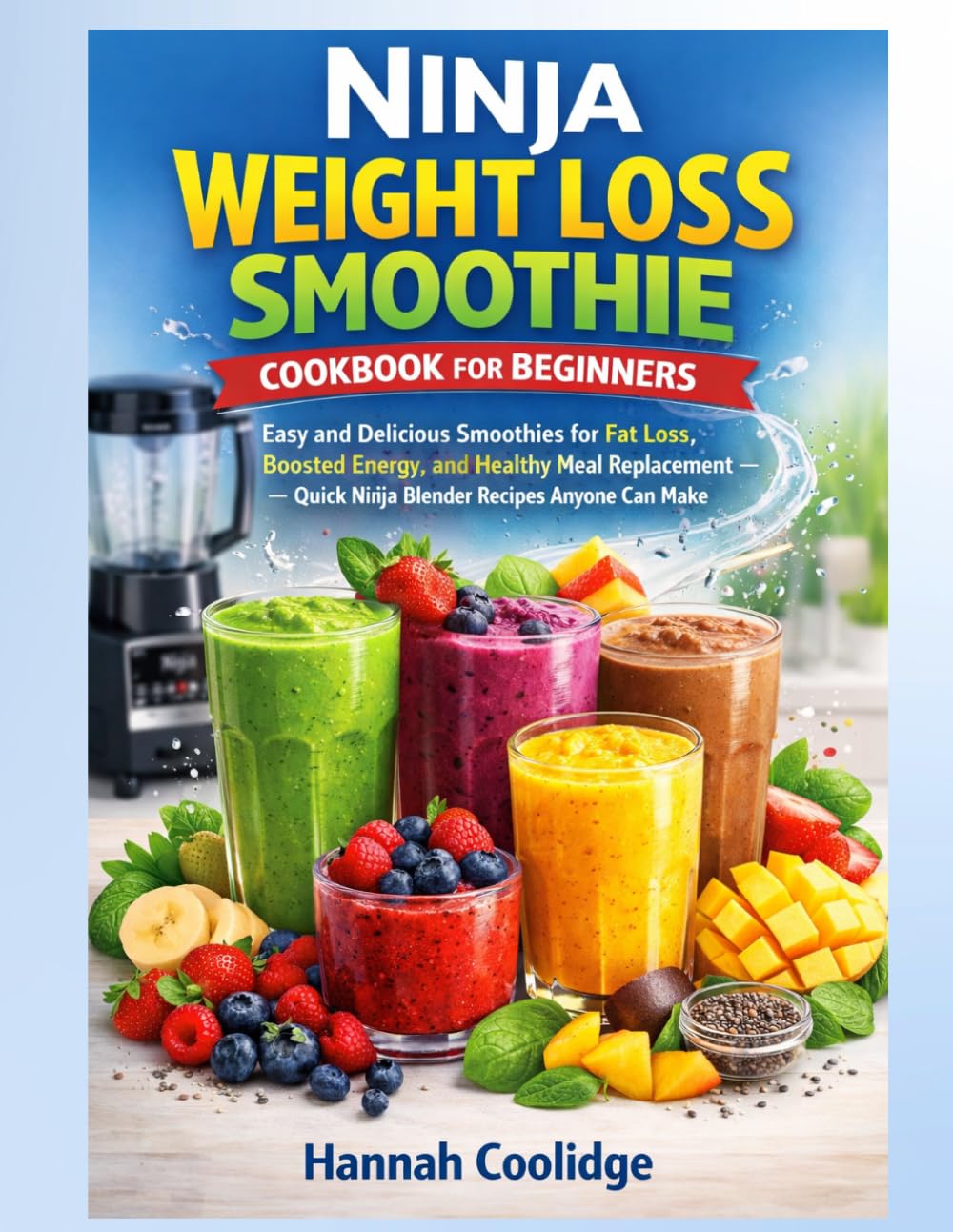 Ninja Weight Loss Smoothie Cookbook For Beginners: Easy and Delicious Smoothies for Fat Loss, Boosted Energy, and Healthy Meal Replacement — Quick Ninja Blender Recipes Anyone Can Make