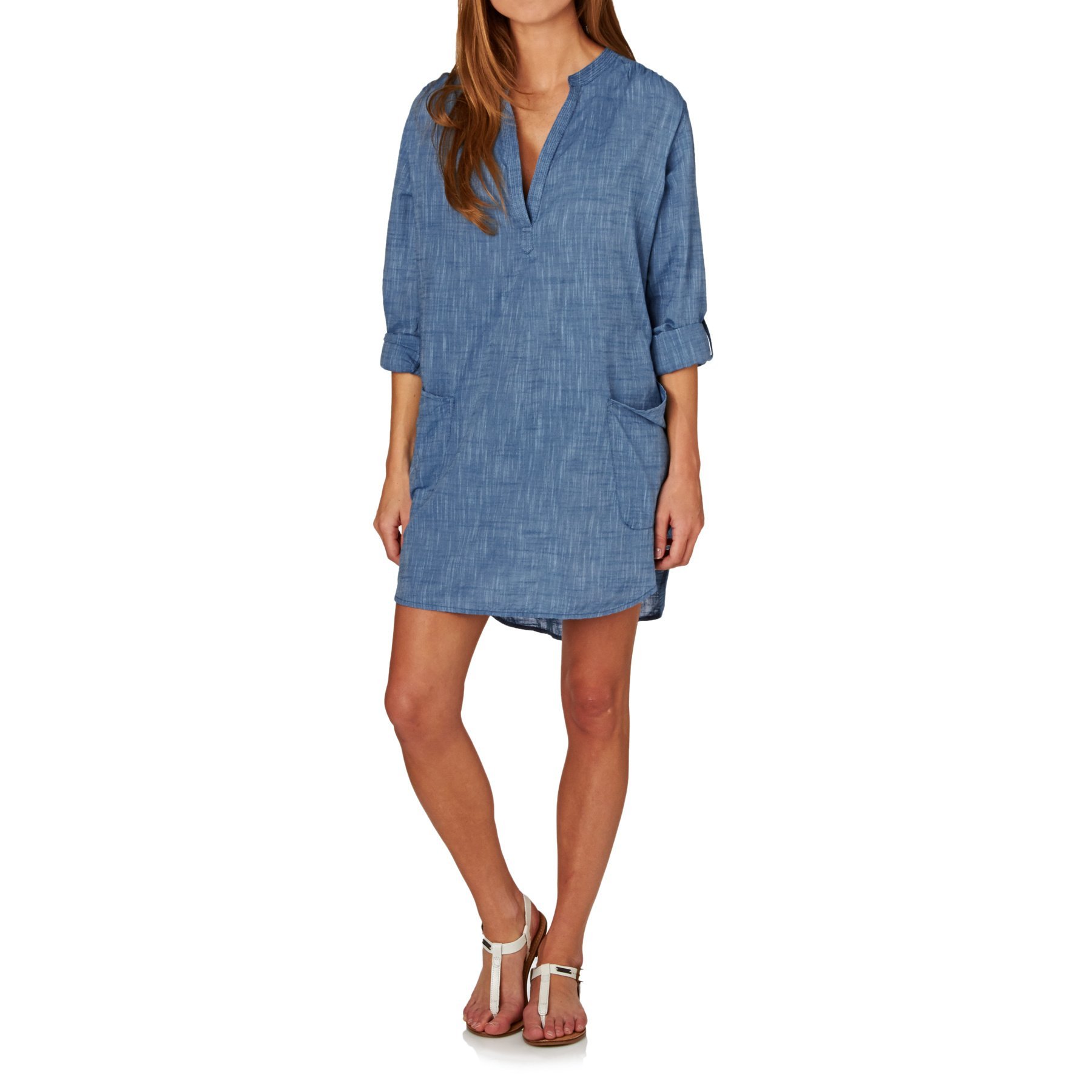 Seafolly Beach Basics Boyfriend Beach Shirt Cover Up Costumi da Bagno Cover-Up Donna
