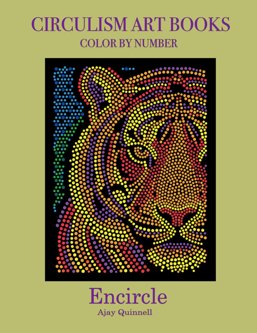 Encircle - Color by Number Circulism book : Superior paper edition