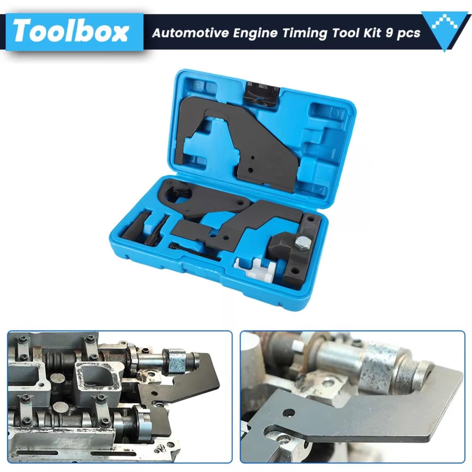 Kit Calado Distribucion Compatible con Ford para Explorer para Mustang para Focus RS 2.3L para EcoBoost 2017 2018 2019 Herramienta Bloqueo Sincronización Árbol De Levas Motor
