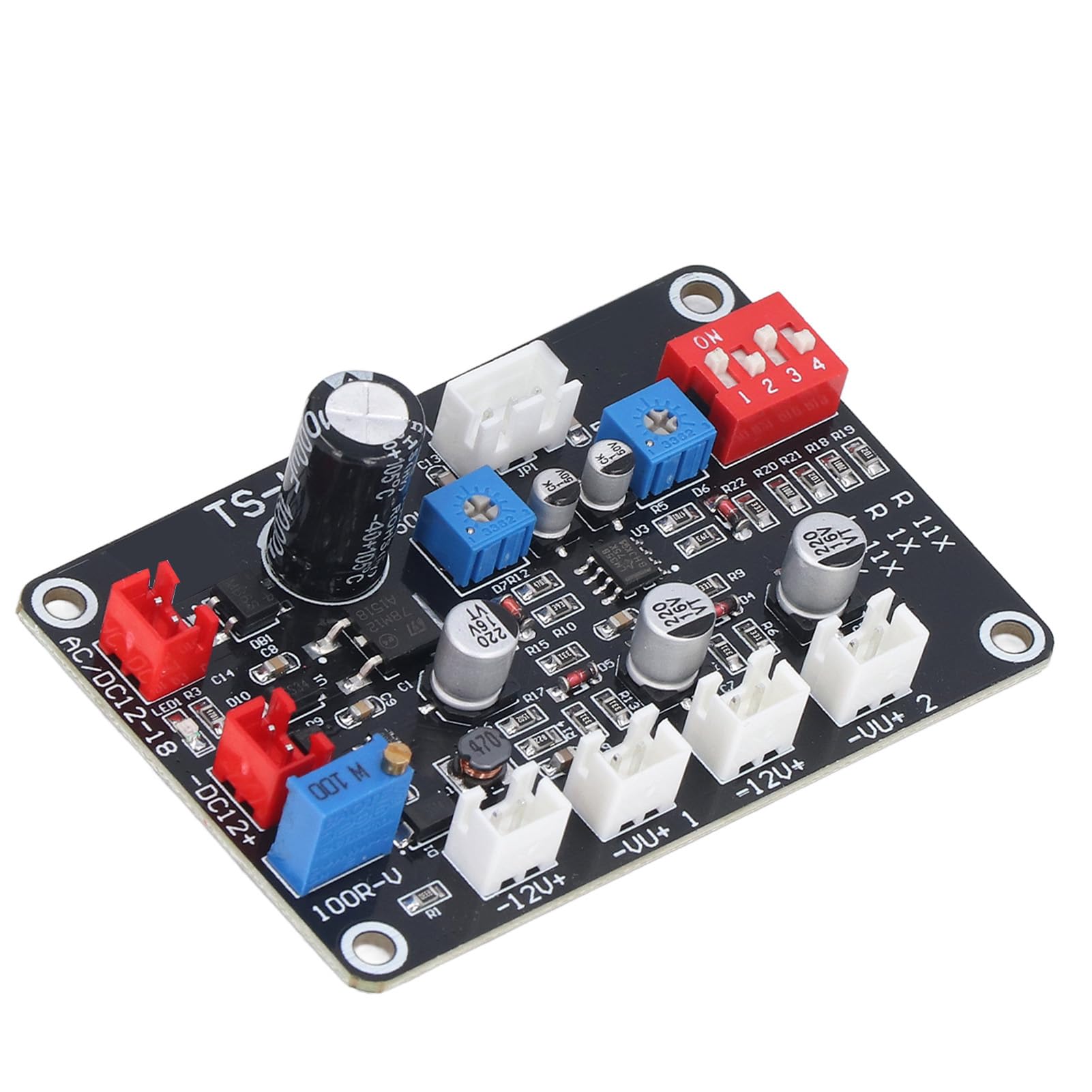 Pannello Driver VU Meter, Scheda Driver VU Meter DB Amplificatore di Potenza Livello Audio Modulo Driver Retroilluminazione per Conversione Audio Auto Domestica Fai-da-Te, Giradadi
