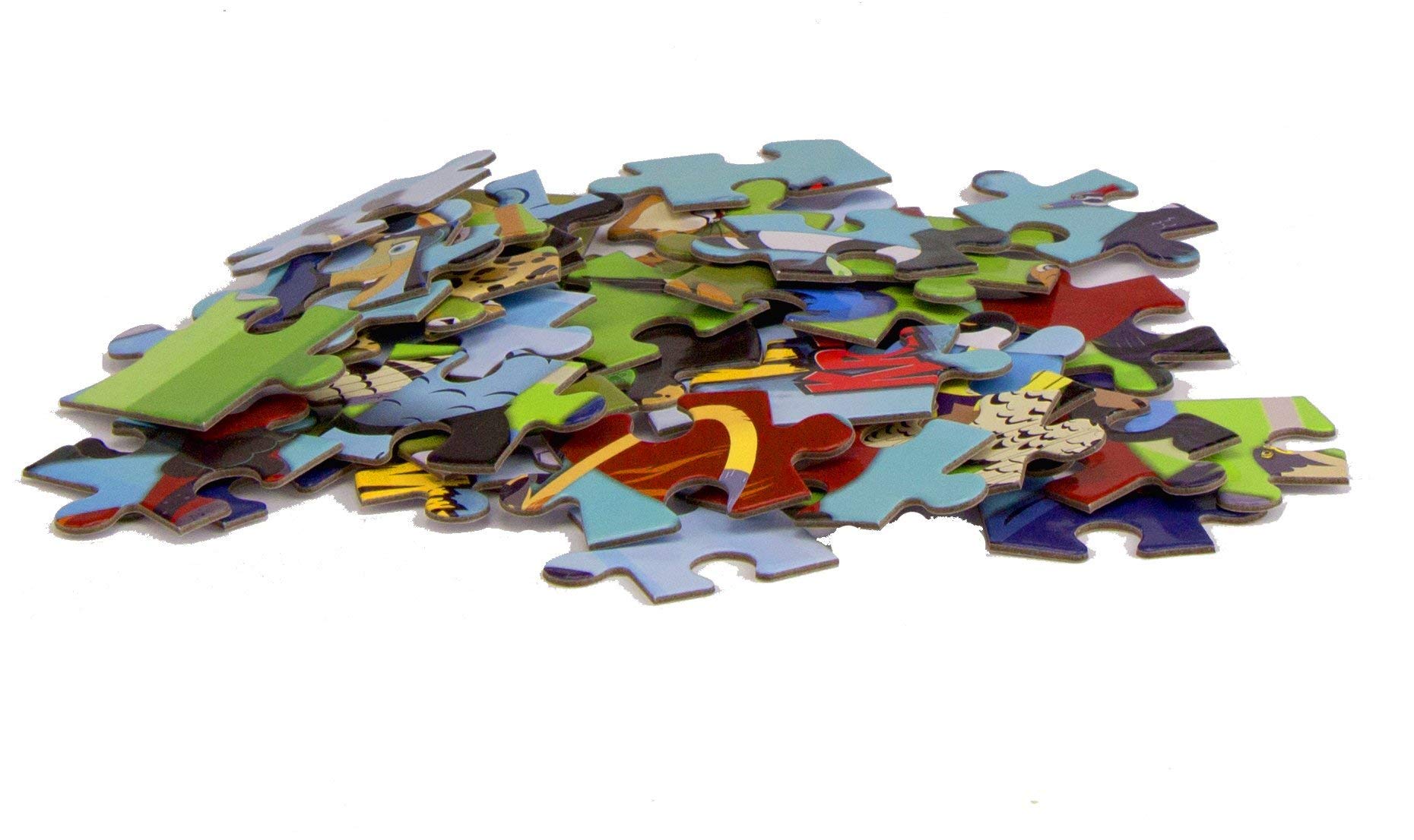 Amazon.com: Pressman PBS Kids, Wild Kratts 100 Piece Puzzle ,5