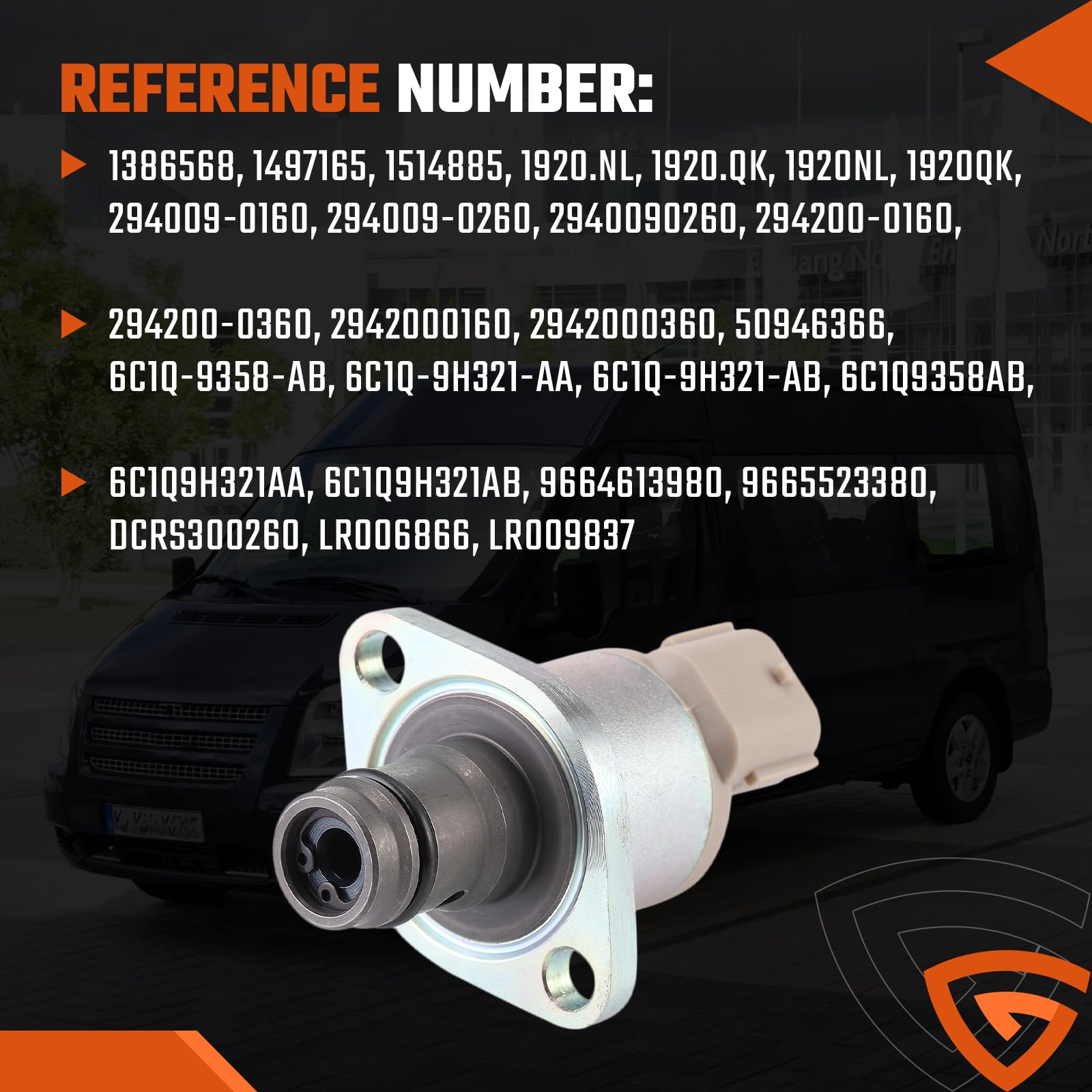 Kit de capteur de valve de pression de rail de pompe à carburant compatible avec Ford Transit 2.2 2.4 Peugeot Boxer 2.2 Citroën Relay 2.2-294200-0360, 294200-0160, 294009-0260
