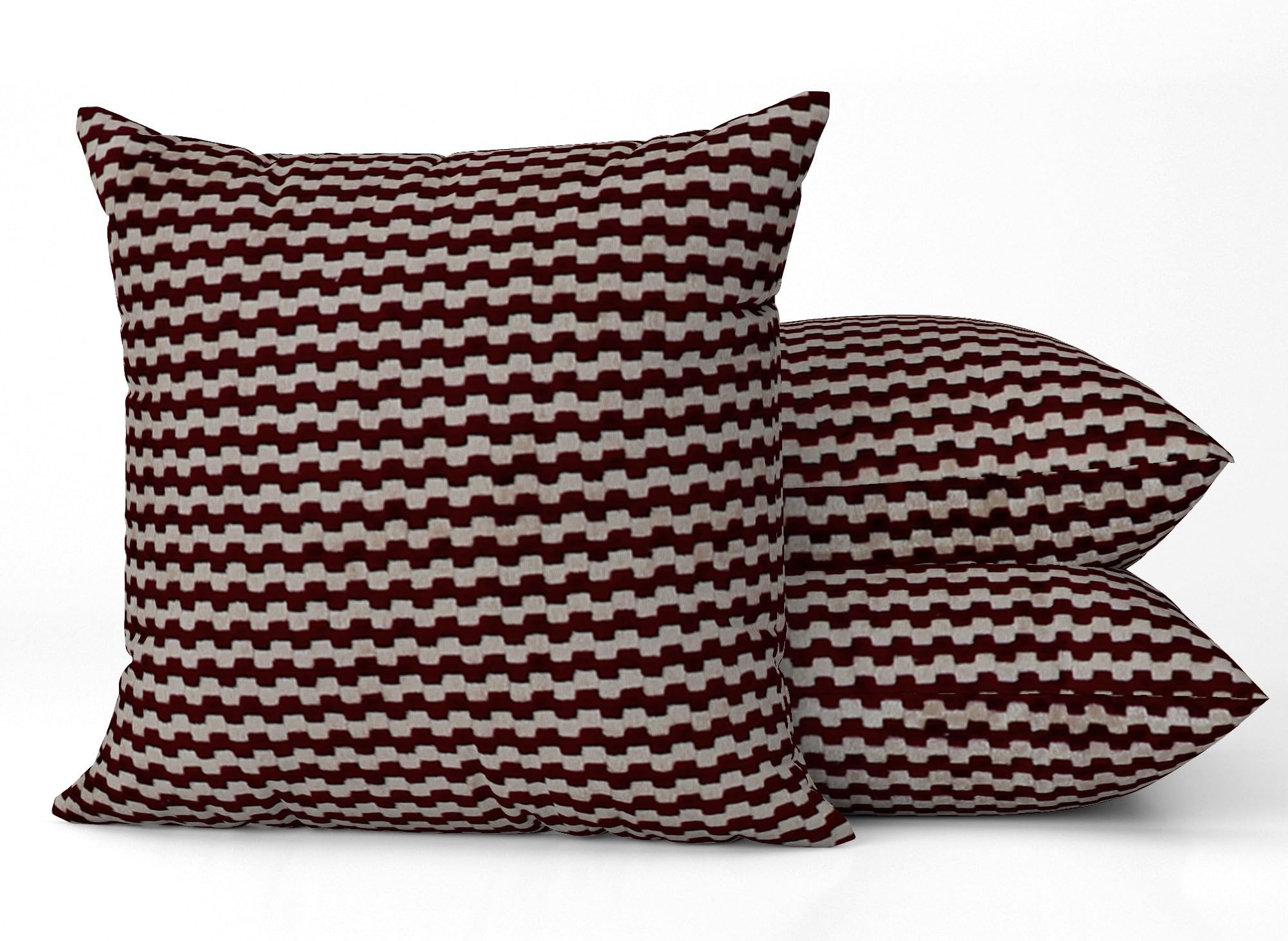 RD TREND Presents Luxurious 300 GSM Velvet Pack of 3 Cushion Cover (Size-16X16 Inch) Colour Maroon (B0CPFLXY12) Amazon Price History, Amazon Price Tracker