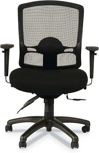 Miniatura 4 de Alera Etros Series Petite Silla multifunción de malla con respaldo medio, color negro