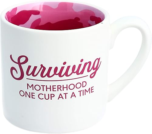 Pavilion - Taza de café con camuflaje rosa de 15 onzas