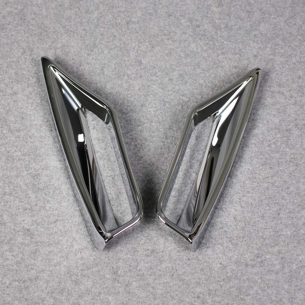 Beautost Fit For Lexus RX350 RX350L RX450h RX450hl 2020 2021 2022 Chrome Front Fog Light Lamp Cover Trims ABS