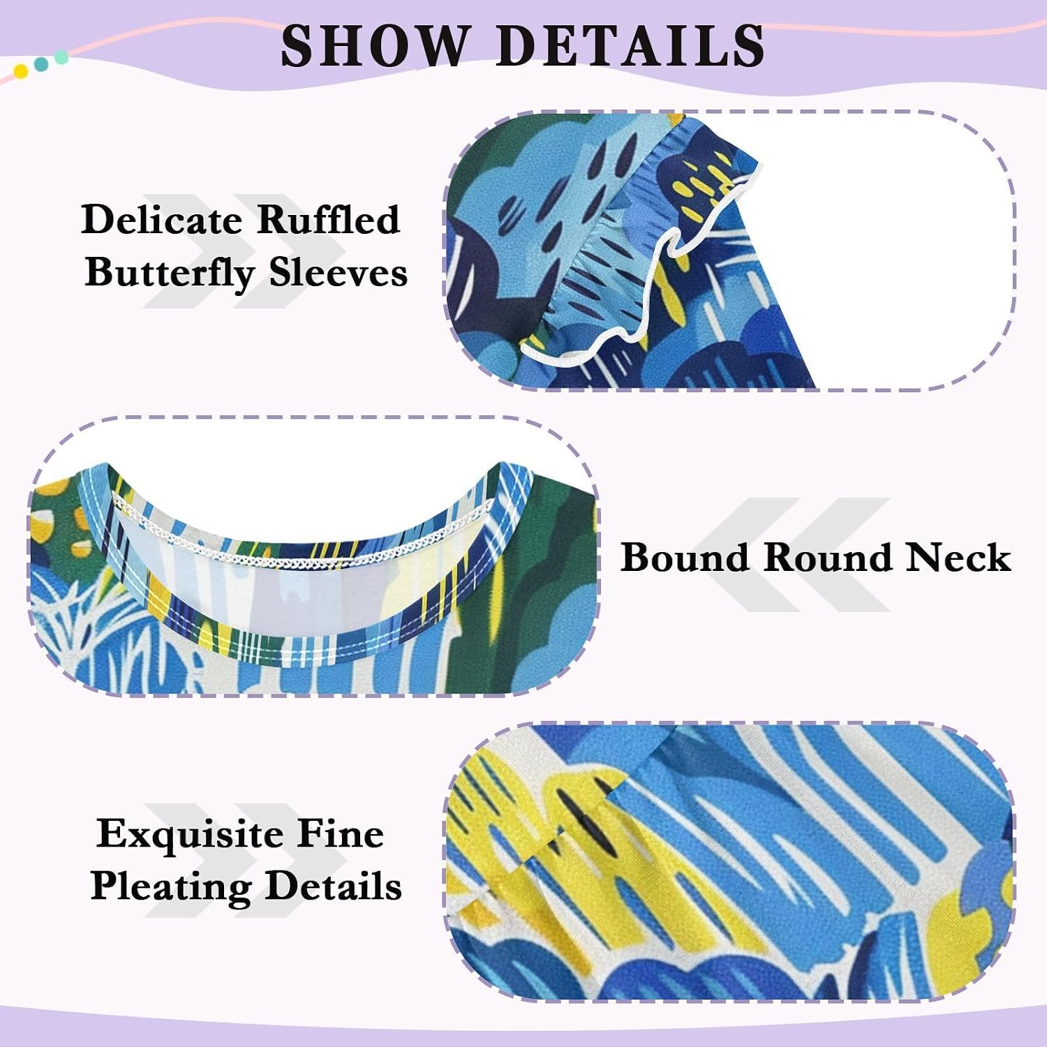 visesunny Toddler Clothes for Girls Mountain Waterfall Pattern Long Sleeve Fall Shirts Cotton Top with Ruffle Collar