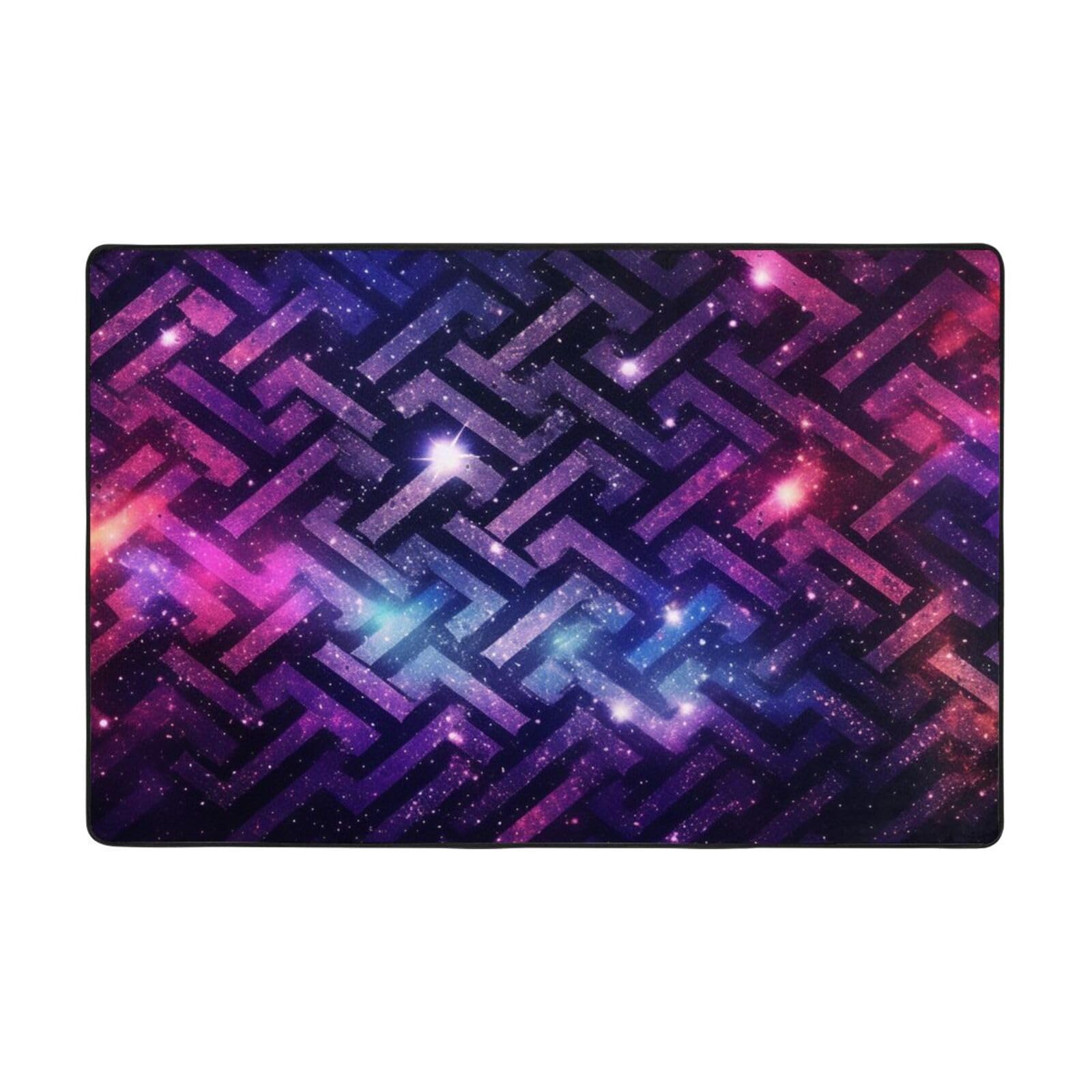 Tapis motif étoilé pour entrée intérieure et chambre à coucher