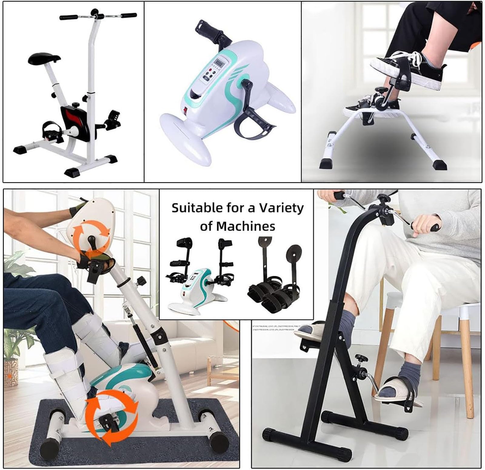 Maszyna do rehabilitacji Orteza kostki nogi, stała orteza nogi, orteza do rehabilitacji nóg dla osób starszych, do elektronicznej fizykoterapii i rehabilitacji Rower pedałowy Trenażer zmotoryzowany