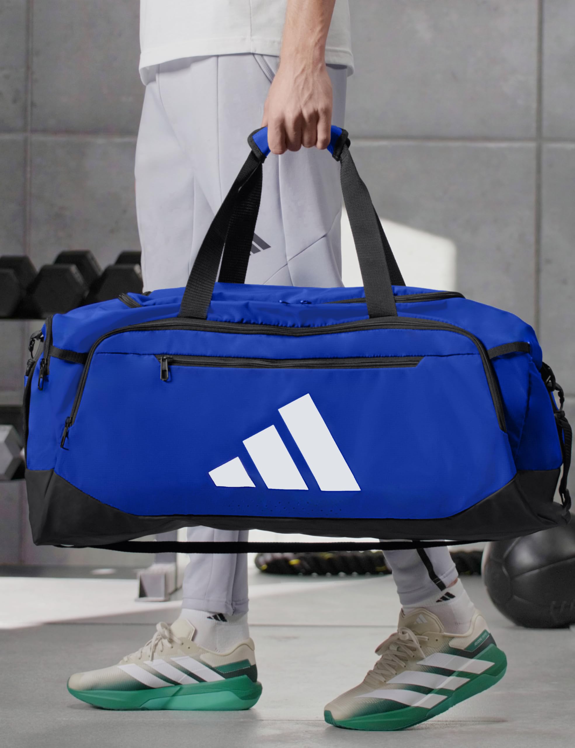 adidas Defender 5 - Borsa sportiva unisex, per adulti, 100 litri