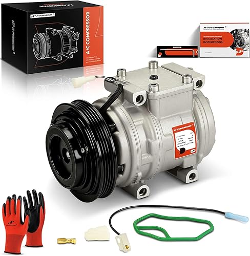 A-Premium Compresor de aire acondicionado con embrague compatible con Acura Integra 1990-2001, NSX 1991-2005 y Honda Civic 1999-2000, solo para tipo