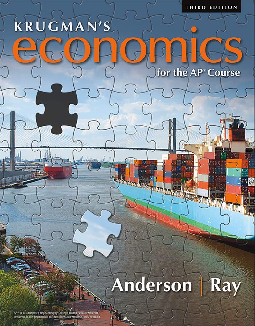 Krugman's Economics for the AP Course第3版 Krugman's Economics for the Ap(r) Course: Anderson, David