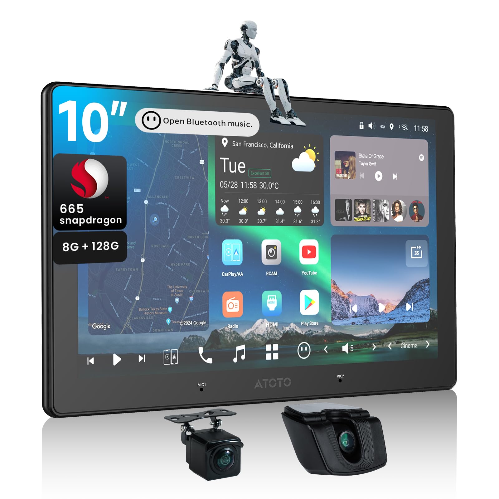 ATOTO X10 10インチ QLED] ATOTOZONE X10G211E Amazon.com: ATOTOZONE 10