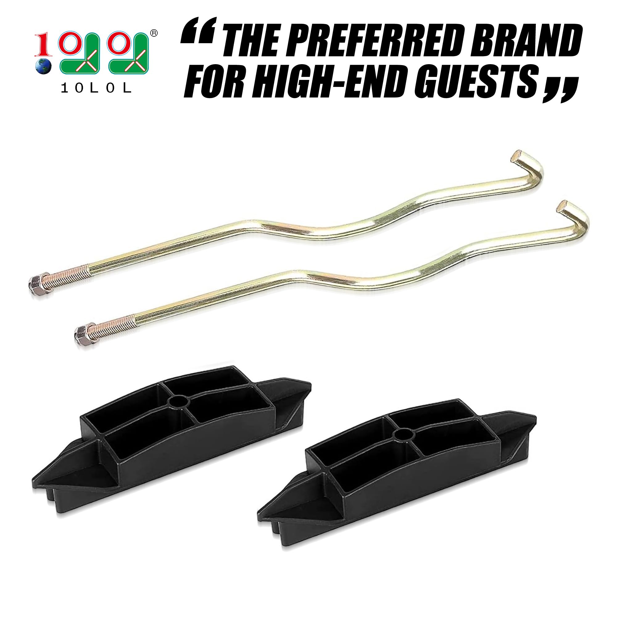 10L0L Golf Cart Battery Hold Down Plate for Club Car Precedent 2004-2009 Electric, OEM# 1025340-01