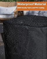 Vista 3 de Cubierta para Hoguera SheeChung para Chimenea de Metal Panovue, Protección Extra Resistente 600D para Chimenea Exterior para Fogatas de Leña