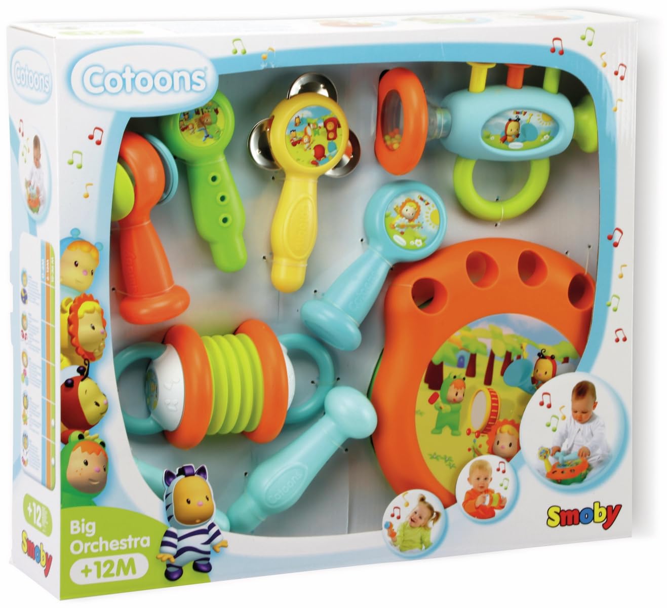 Smoby – Instrumentos musicales para bebés (211420)