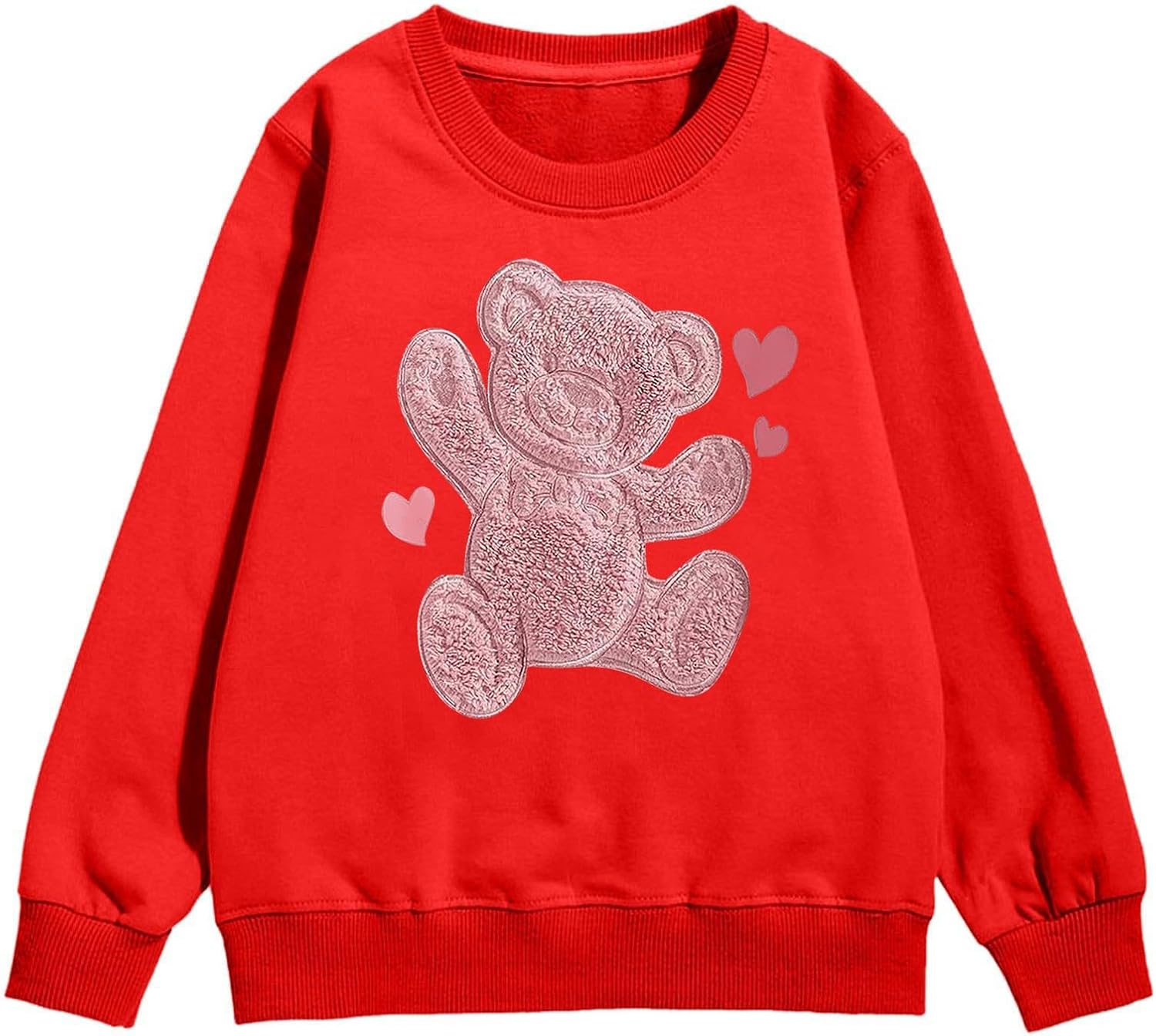 Sweatshirts For Teen Girls Long Sleeve Crewneck Print Pullover Tops Unisex Youth Cute Back To School Clothes For Casual Wear