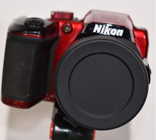 Miniatura 2 de A&R - Tapa de lente frontal compatible con cámara digital Nikon Coolpix B500 con paño de limpieza para lentes