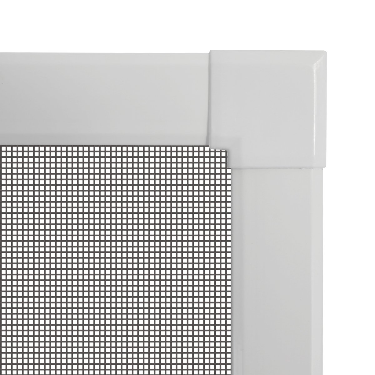 ALLERGICpro Pollenschutzgitter, Alurahmen, weiß,Fenstermontage ohne Bohren in 100x120 und 130x150cm, Pollenschutz für Fenster (100x120cm)
