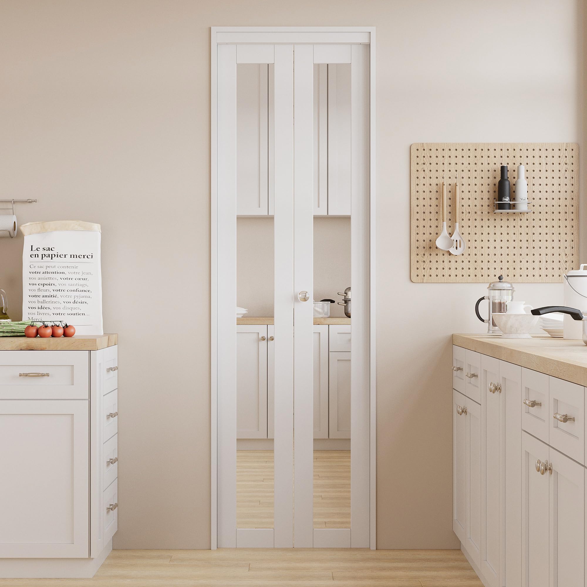 Bifold Doors 24 X 80 Mirrored Door With Knob Hardware | Desertcart  Seychelles, image size:2000x2000