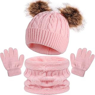 Stay Warm This Winter with the Lanjue Kids Winter Hat Scarf Gloves Set