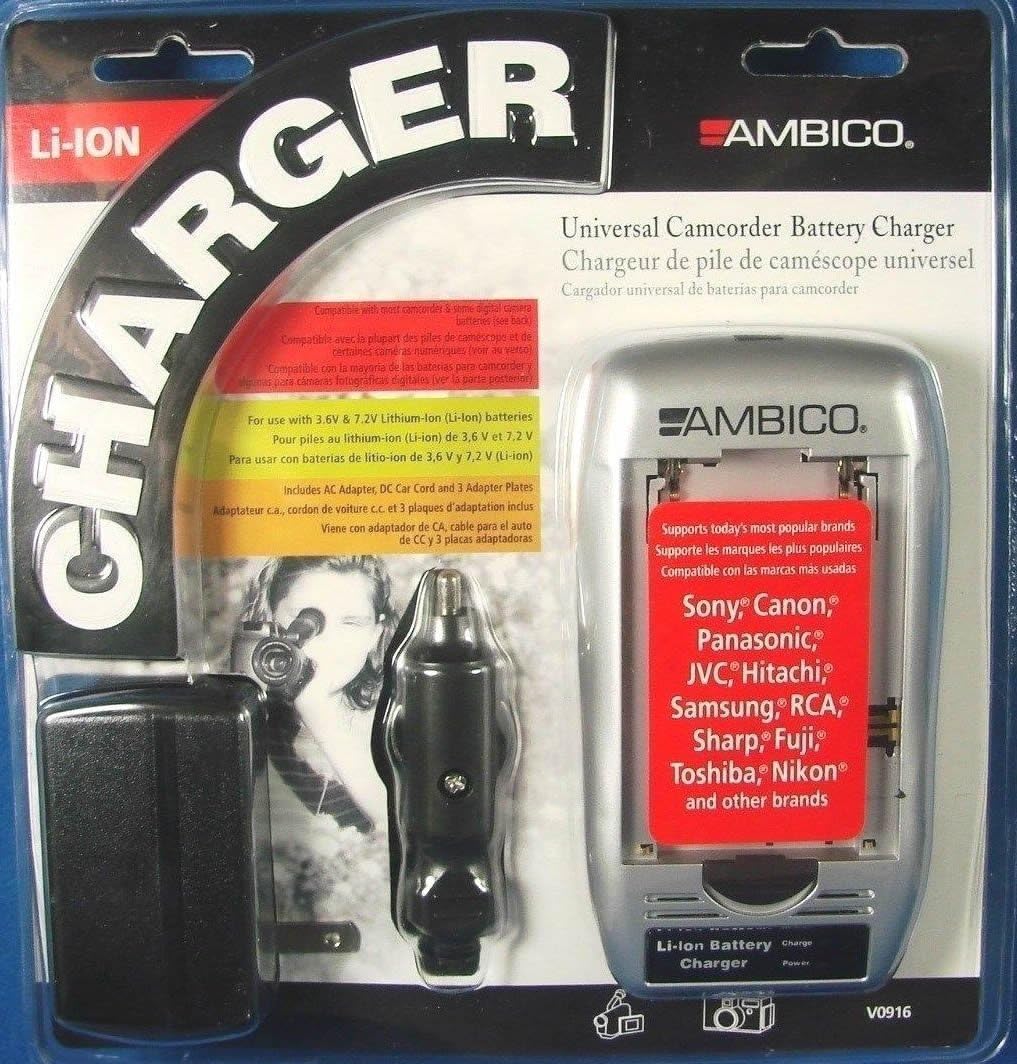 AMBICO LithiumIon Universal Camcorder Battery Quick Charger Amazon