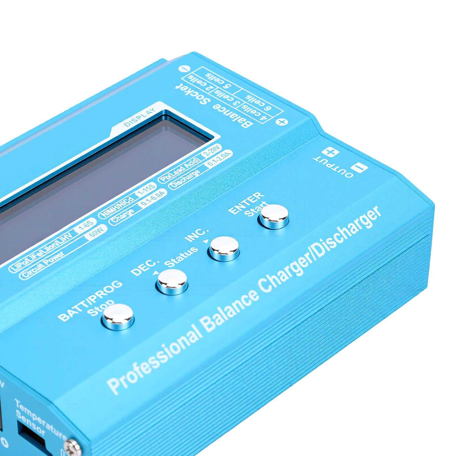 Karlak Caricabatterie Professionale per Bilancia Scaricatore Potente per Batterie LiPo LiHV LiFe LiIon Dimensioni Compatte 1 unità