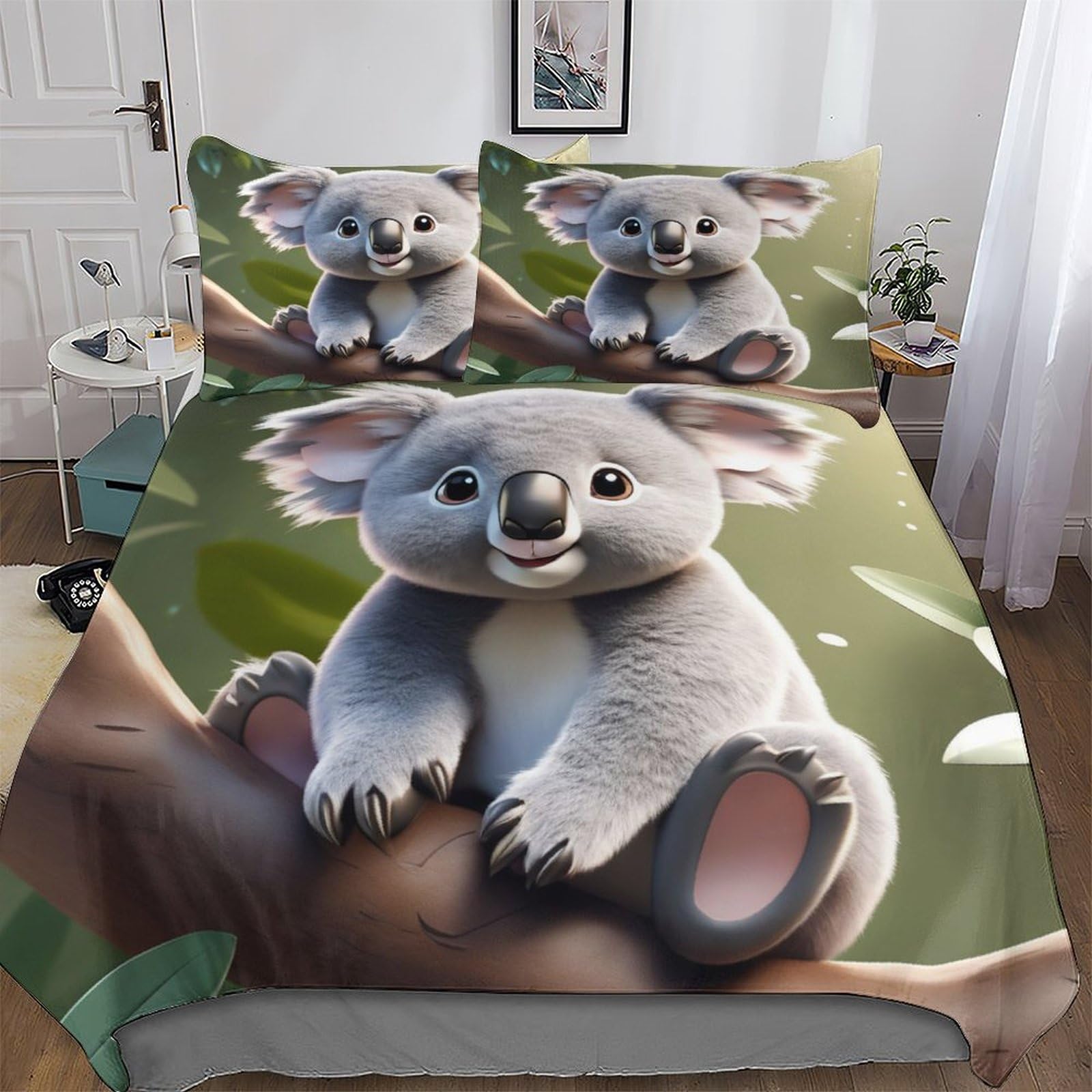 Housse de couette Koala douce et anti-acarien pour stopper les allergies nocturnes