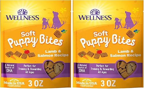 Soft Puppy Bites Dog Training Treats, Natural, Grain Free, Lamb