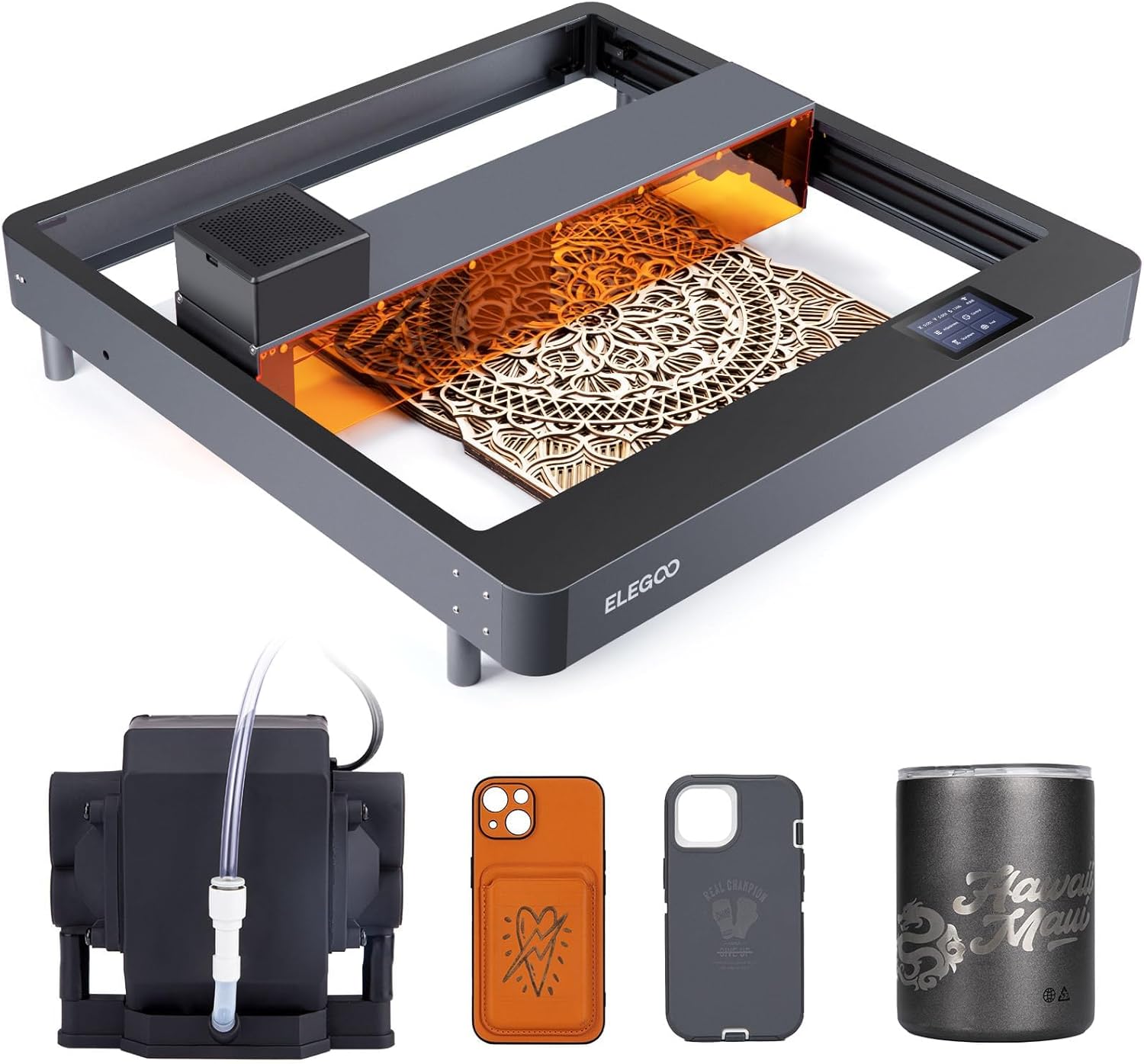 ELEGOO PHECDA 20W Laser Engraver & Cutter with Air Assist