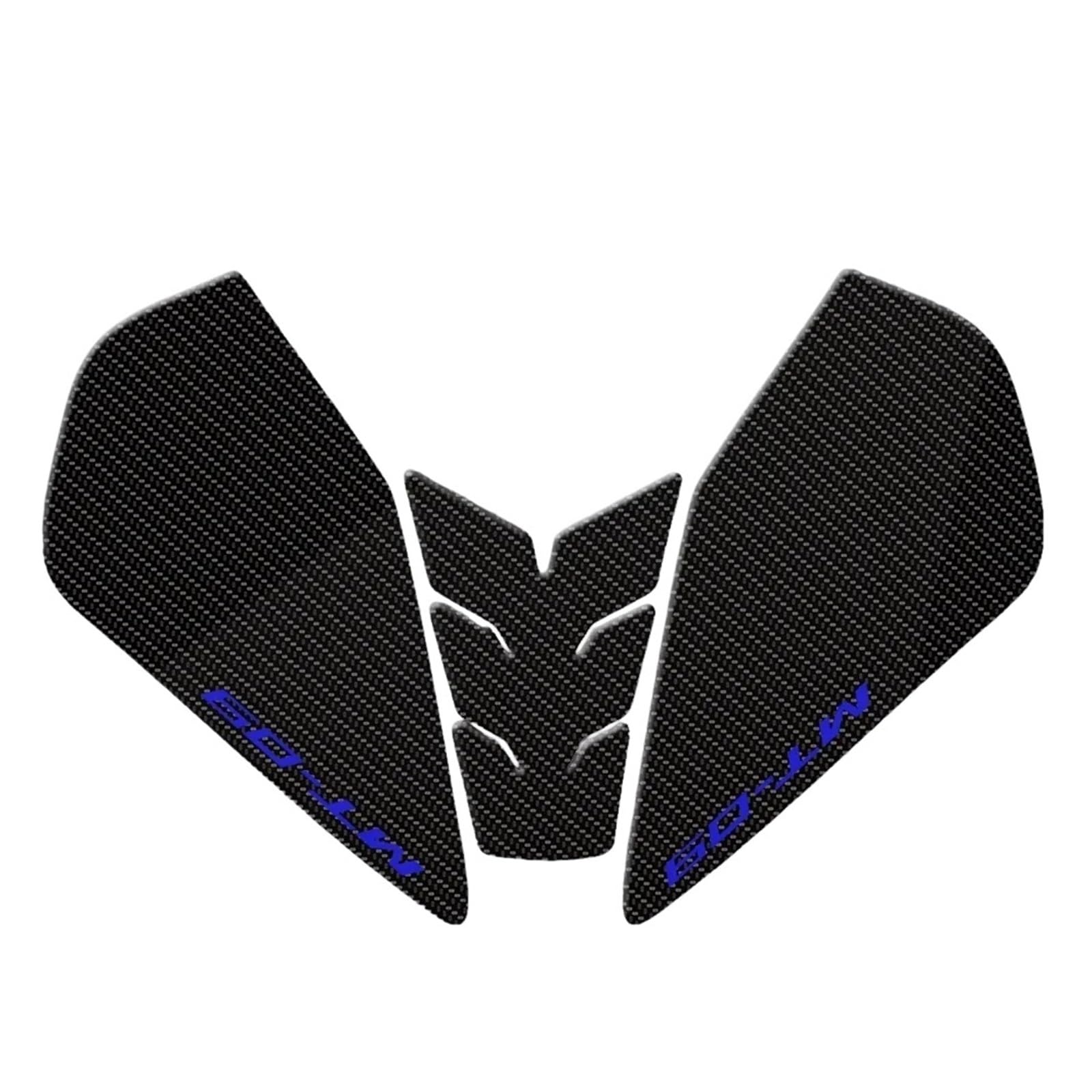 Motorcycle Fuel Tank Pad Stickers for YAM&AHA MT09 SP MT 09 MT-09 2024 Tank Pad Protective Film Clear Suitable Fit Fishbone Sticker Carbon Fiber Texture