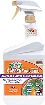 Bonide Captain Jack's Copper Fungicide, 32 oz Ready-to-Use Spray for Organic Gardening, Controls Common Diseases