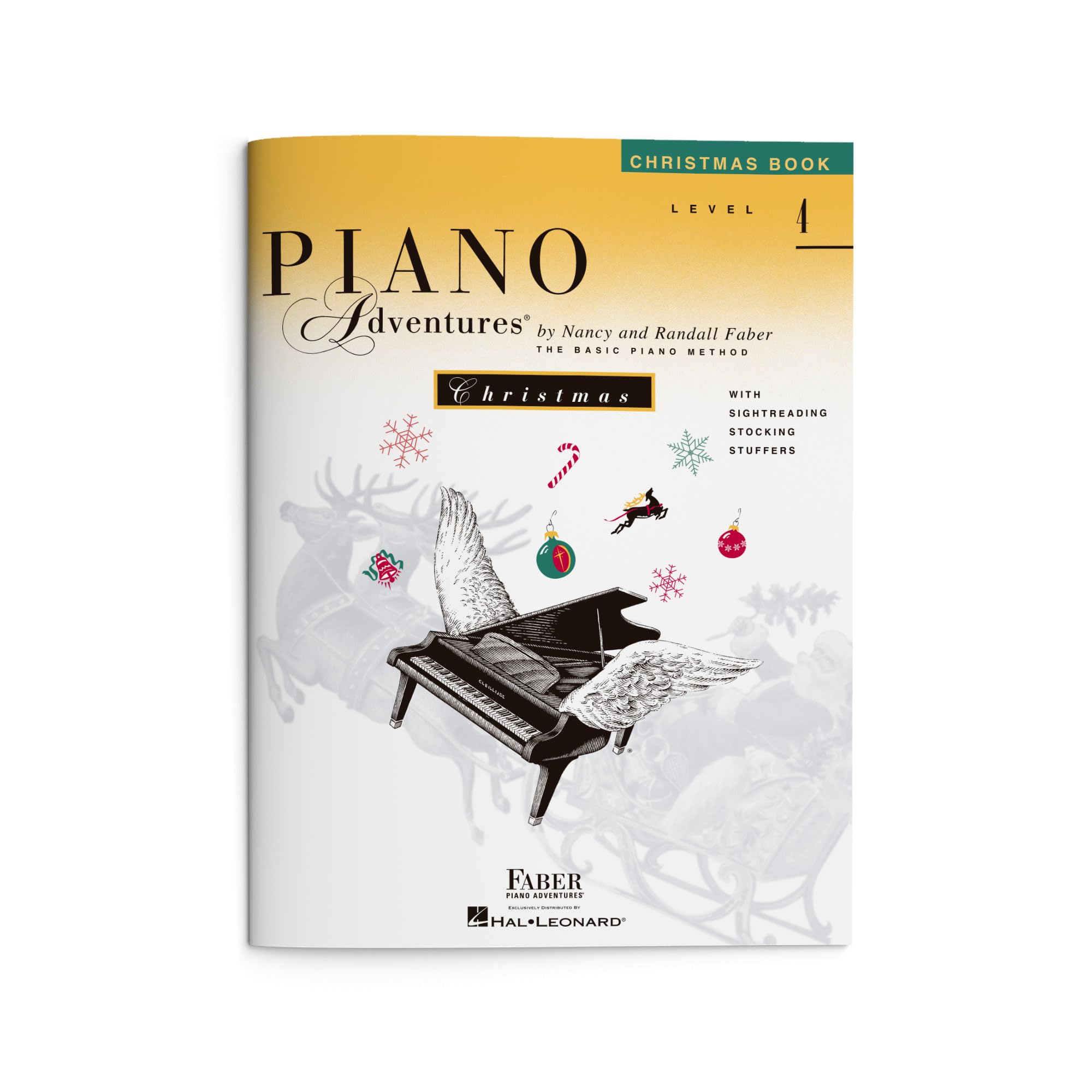Level 4 - Christmas Book for piano: Christmas Book - Level 4 (Piano Adventures)