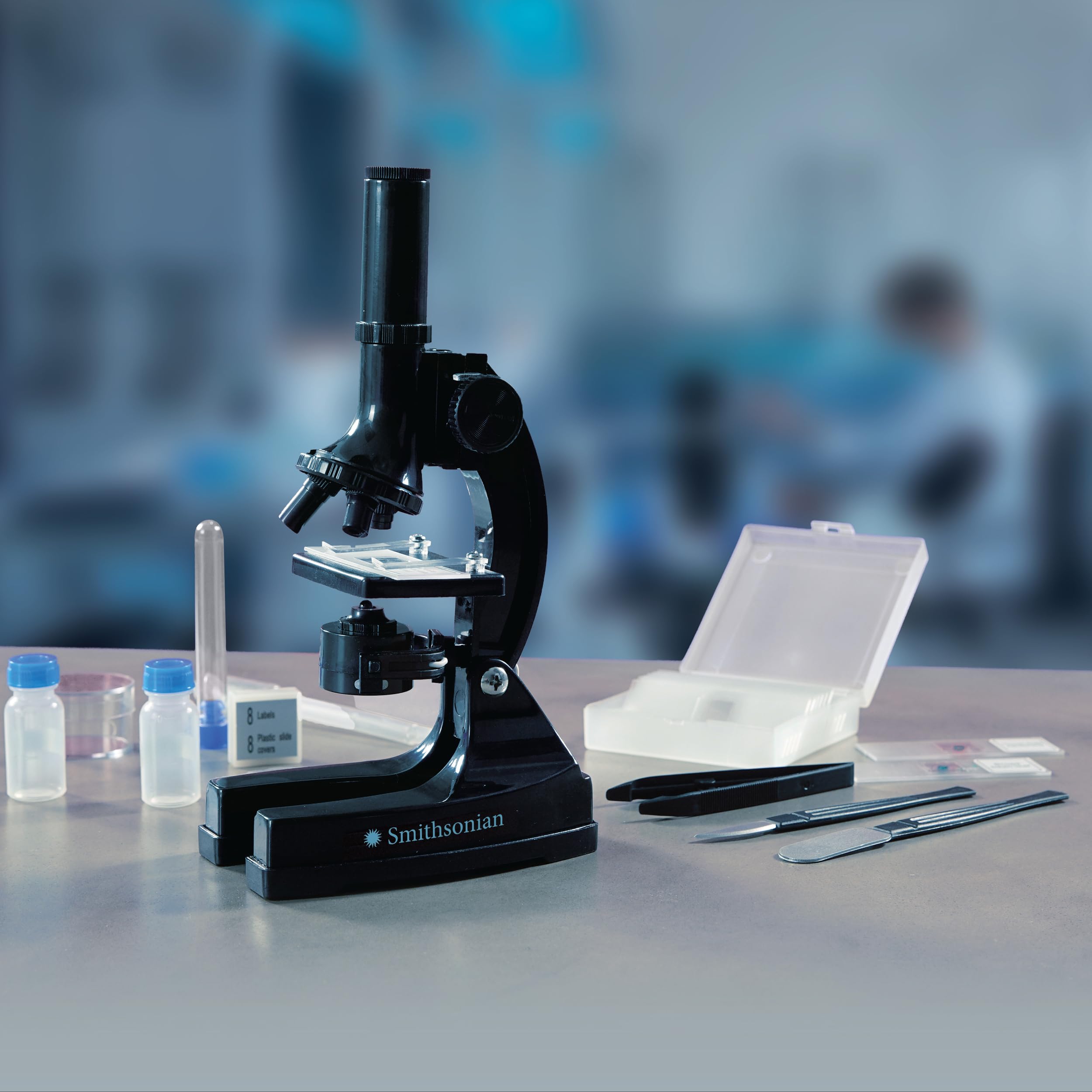Amazon.com: SmithsonianNSI 150x/450x/900x Microscope Kit : Toys