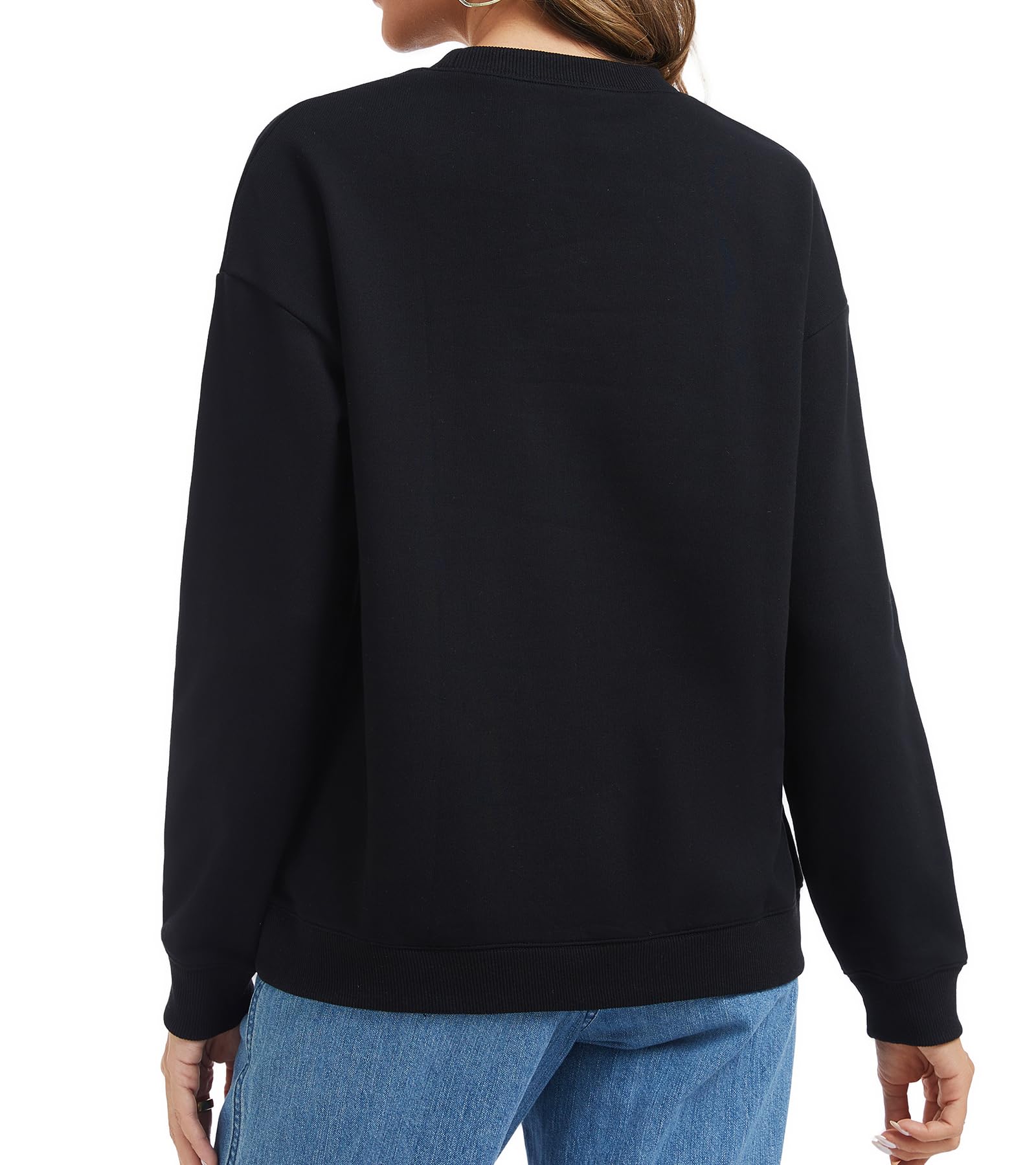 Sosolism Stillpullover für Damen Stilltop Reißverschluss Still Sweatshirt
