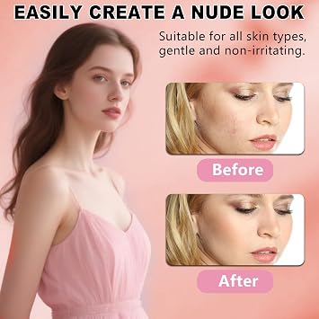 Under Eye Brightener, Pink Under Eye Brightener Concealer with Brush for Convenient Application, Moisturizing, Waterproof & Long-Lasting Concealer Foundation Cream for Covering Dark Circles