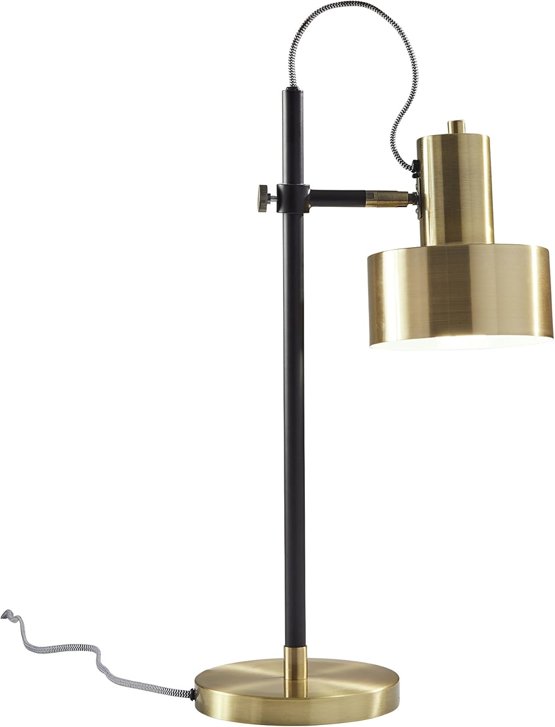 🔥 Crаzу Dеаlѕ Adesso 3586-01 Clayton Desk Lamp, Matte Black & Antique Brass