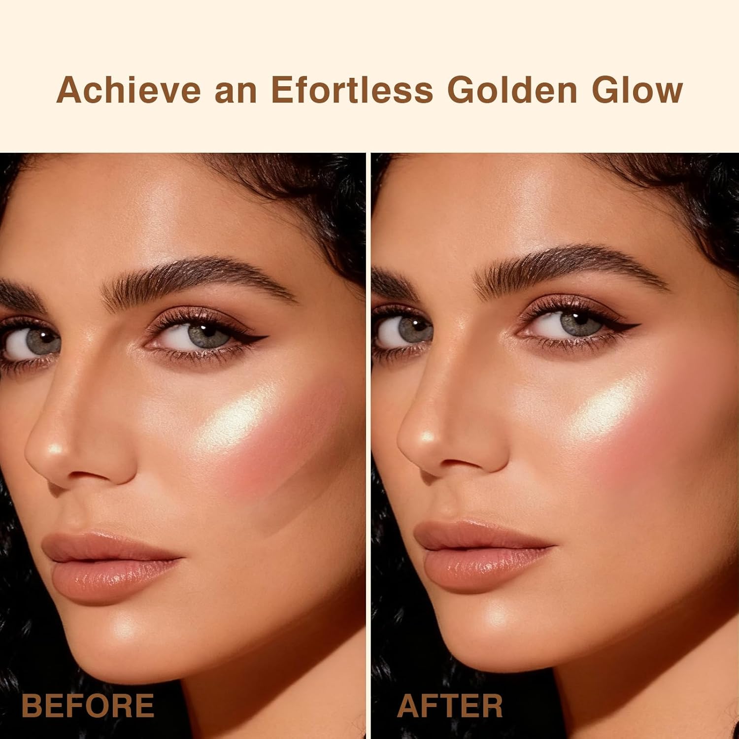 3Pcs Cream Contour Sticks, Shades with Highlighter & Blush & Bronzer Stick, Makeup Contour Stick Set for Sculpt the Cheeks Long Lasting Dewy & Matte Finish Lightweight LIGHT MEDIUM (SET-B) - Image 4