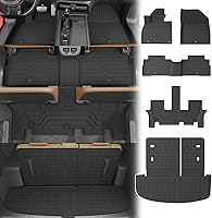 Vista 28 de Alfombrillas Compatibles con Dodge Durango 2016-2025 2026 de 6 Asientos, Alfombrilla de Carga, Protector para Asiento Trasero, Forro para Maletero