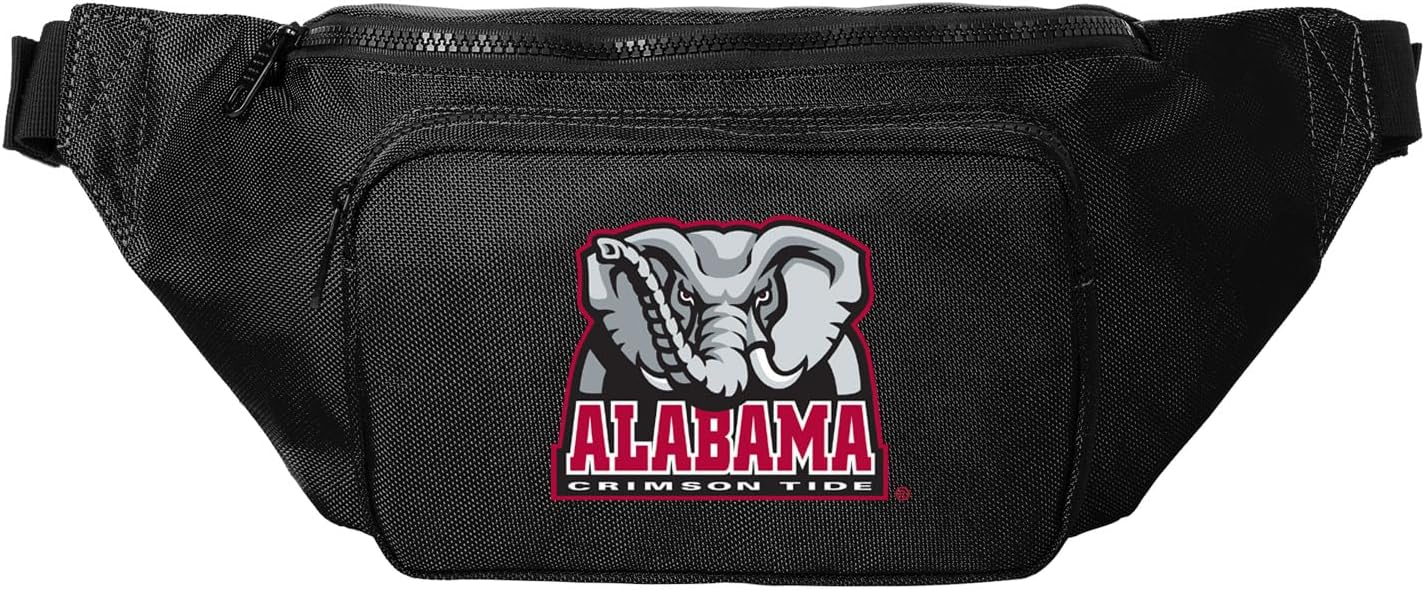 Broad Bay Alabama Waist Pack or Crossbody Bag - Versatile Travel, Sports, or Gameday Bag for University of Alabama Fans and Alumni, Men or Women