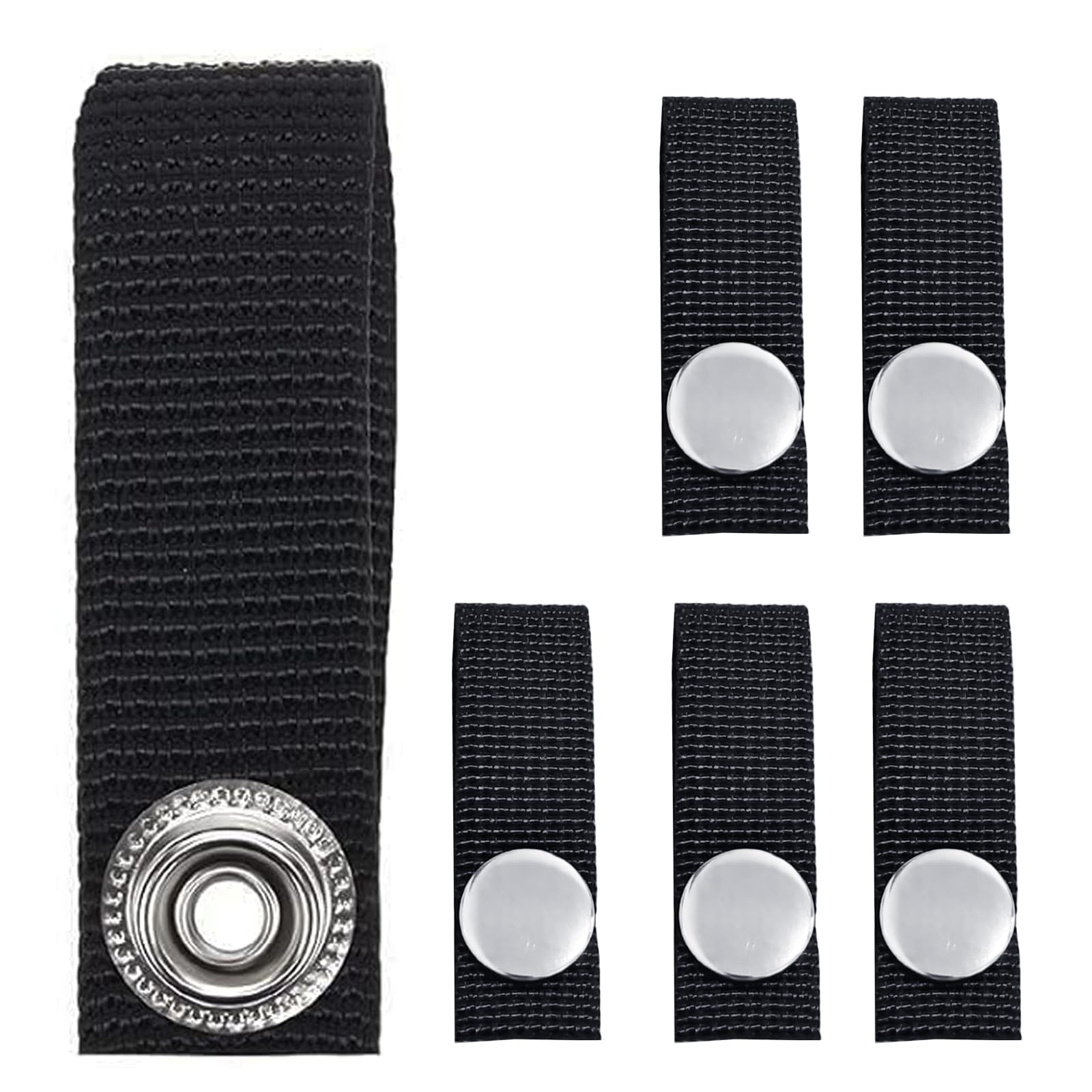 6PCS Hockey Helmet Chin Strap Detachable, Helmet Replacement Strap with Single Snap, Detachable Helmet Loop, Ice Hockey Helmet Replacement Strap, Ear Loops Hockey Helmet Accessory Repair Kit