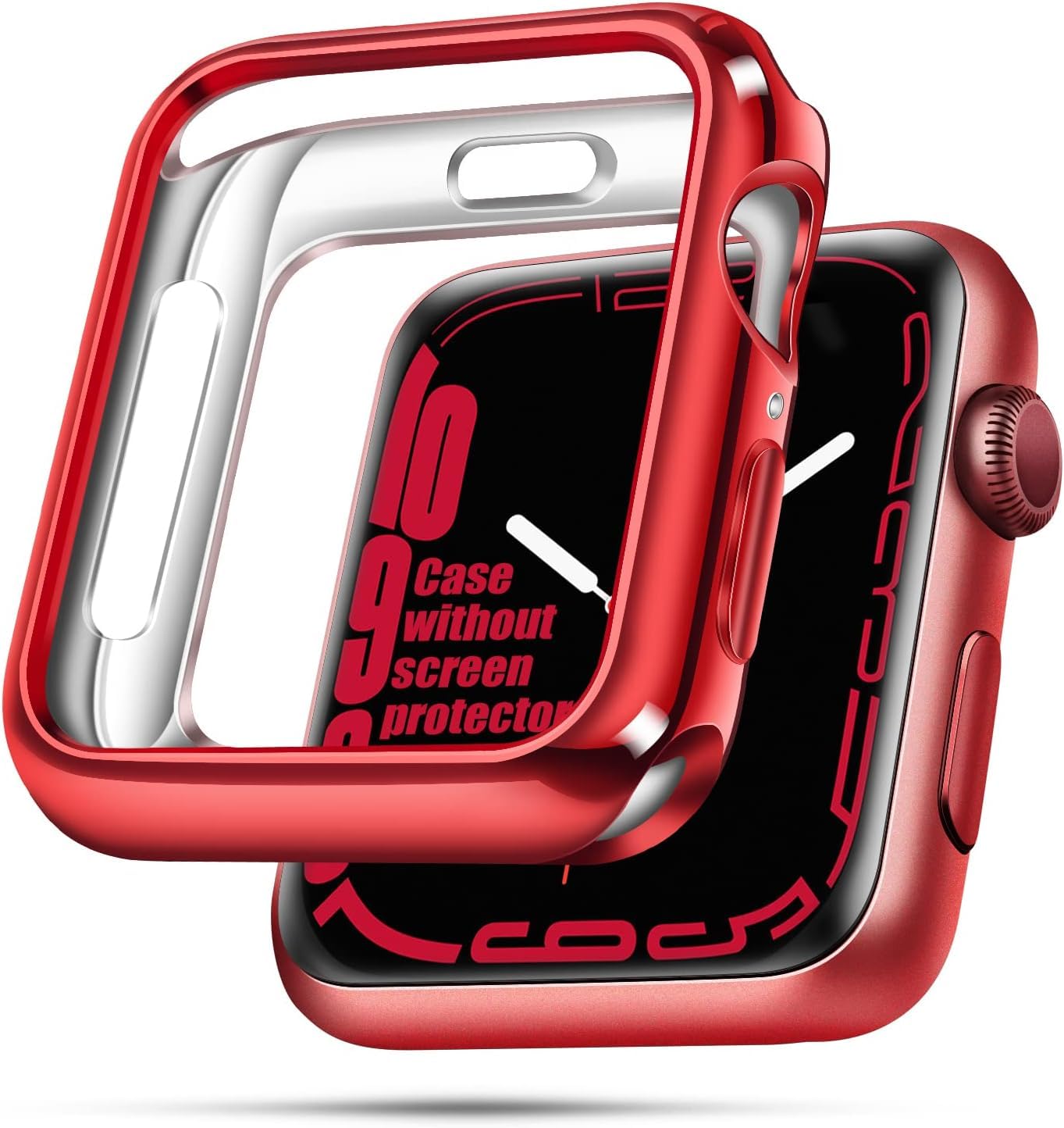 top4cus 40mm Case Soft Flexible Lightweight Anti-Scratch Overall Protective 40mm Iwatch Waterproof Cover Case Shiny Workout Shockproof Bumper Compatible with Apple Watch Series 6/SE/5/4 - Gold — view 41