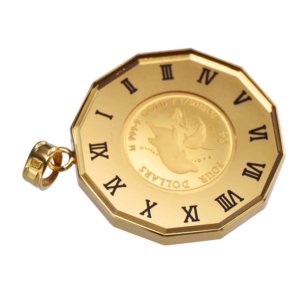 Amazon.co.jp: [スペランツァ] K24 純金 コインペンダント