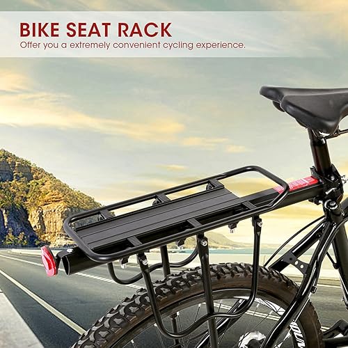 Miniatura 2 de Cojín universal suave para asiento trasero de bicicleta, portabicicletas, asiento trasero para niños, asiento trasero negro, silla de bicicleta para