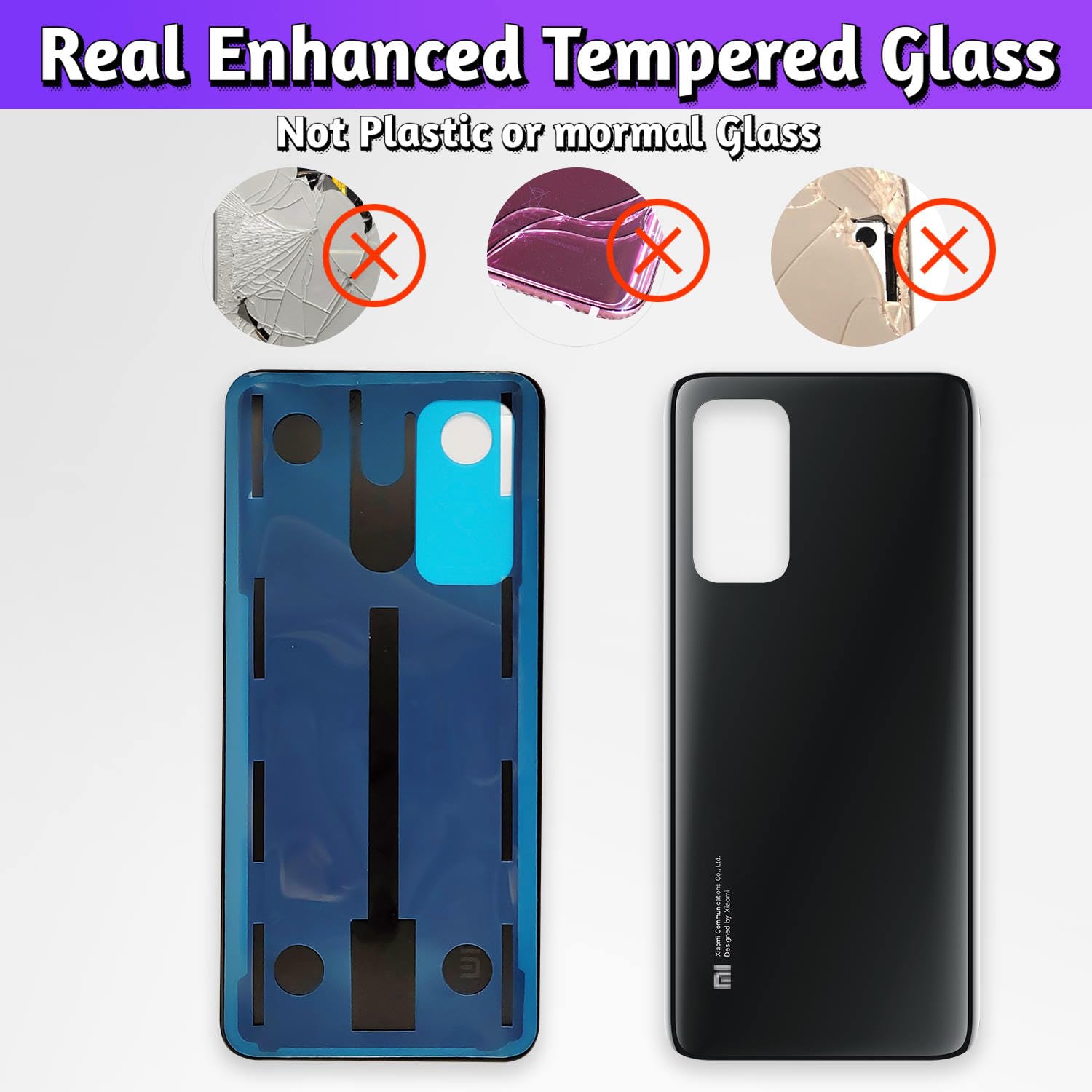 Cache Batterie Arrière Bleu Pour Xiaomi Mi 10T / Mi 10T Pro - Pièce Neuve Sous Blister