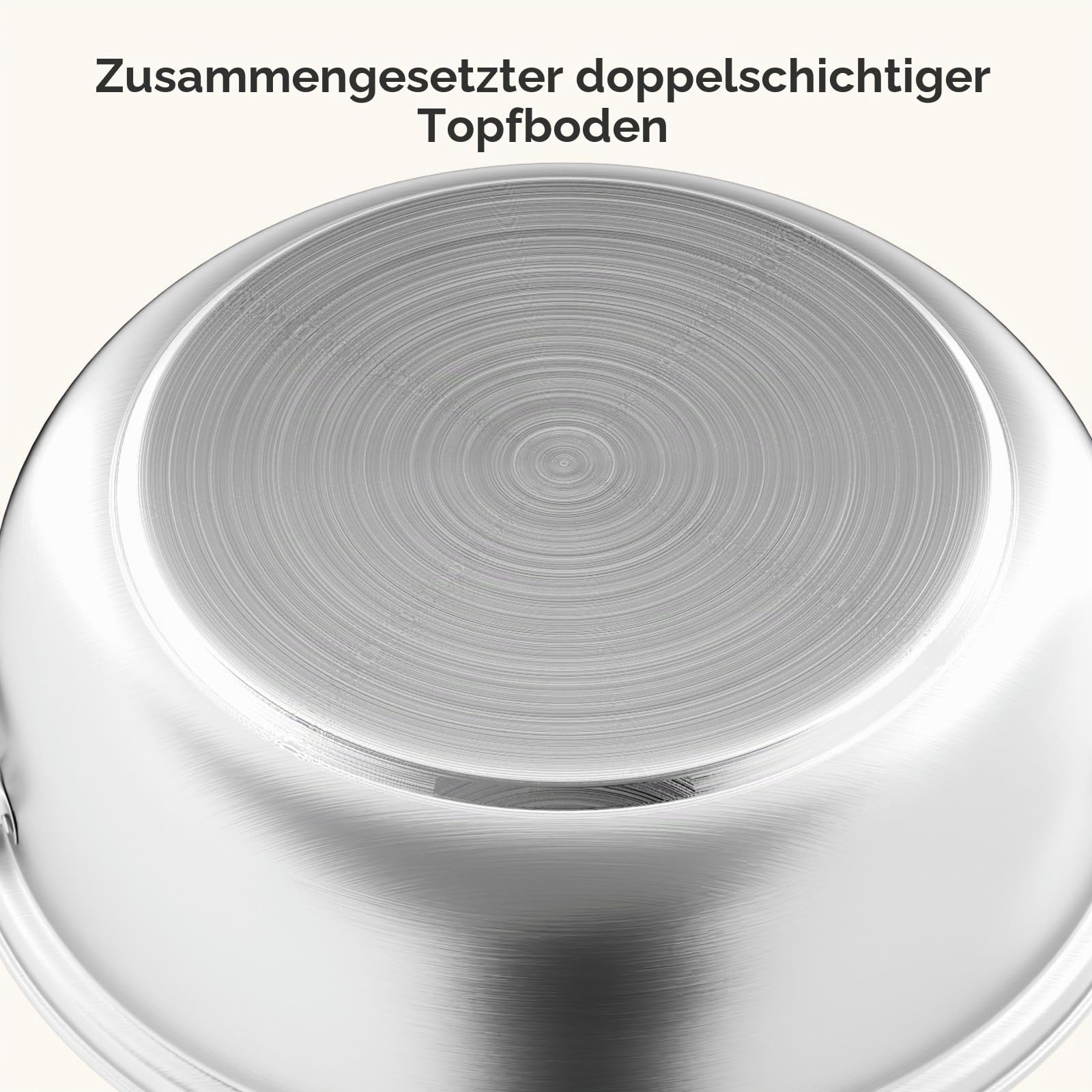 Dampfgarer zum Kochen – 28 cm Edelstahl-Dampfgarer mit Dämpfeinsatz, 3/4/5-stöckiges Kochgeschirr mit Deckel zum Garen von Gemüse, Meeresfrüchten, Suppen, Eintöpfen und Pasta (Vier)