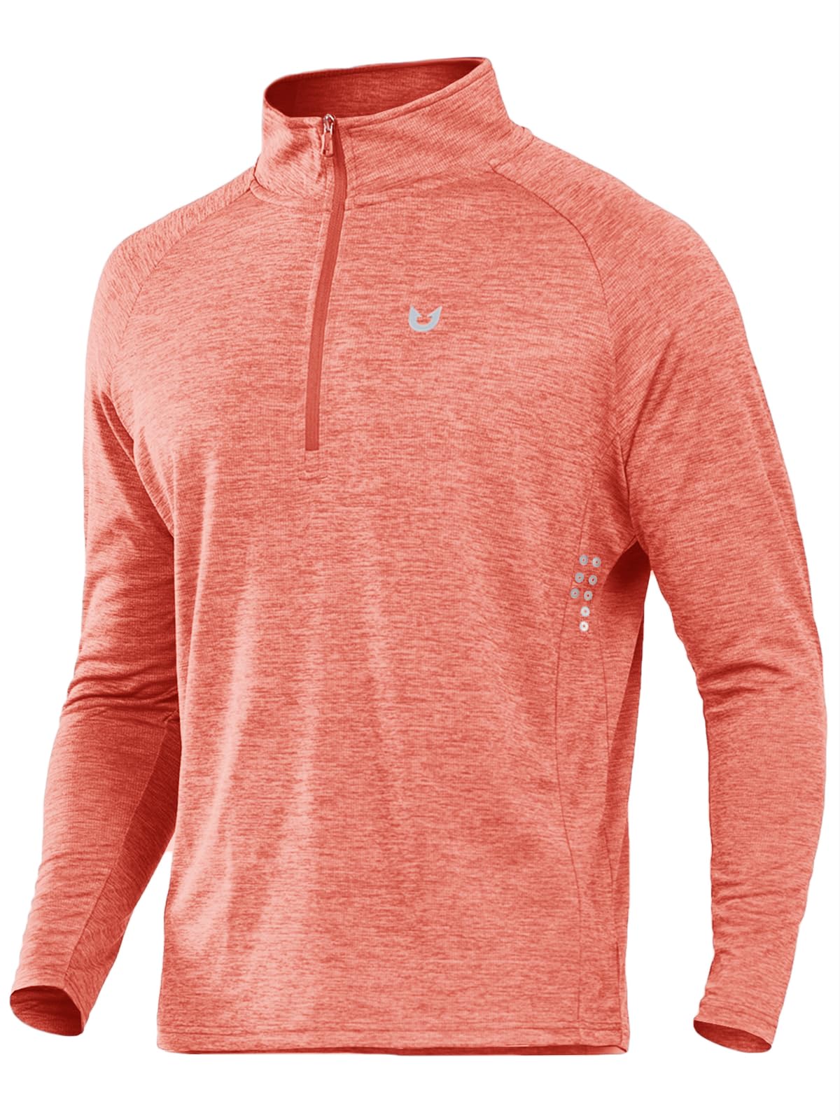 NORTHYARD Men's Quarter Zip Pullover Athletic Running Shirts Long Sleeve