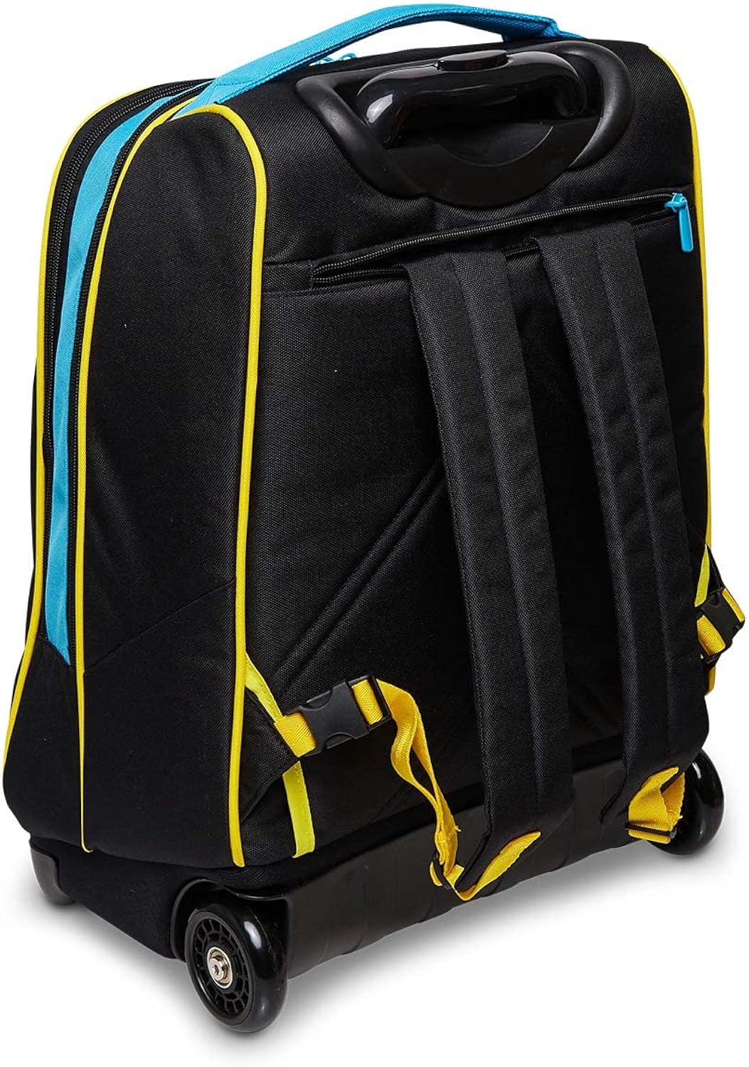 Big Trolley POKEMON, nero, 2 Zaini in 1 con Crossover System, Scuola Tempo Libero